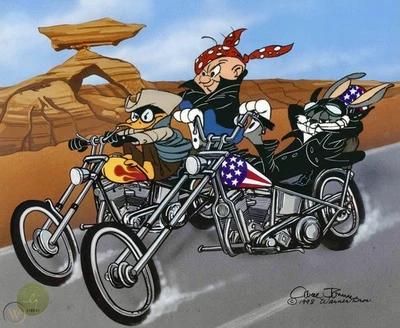 Chuck Jones Signed Cel Bugs Bunny Daffy Duck Elmer Fudd Easy Widers Warner Bros - Image 1 of 4