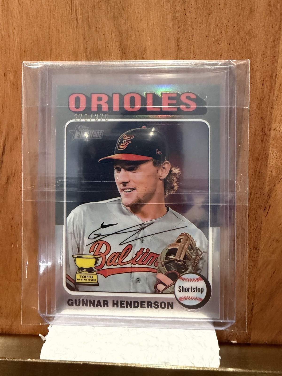 2024 Topps Heritage - Gunnar Henderson #24 Chrome Silver Refractor /375