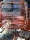 Jeanette Depression Glass Square Tray Poinsettia Pattern EUC #1933