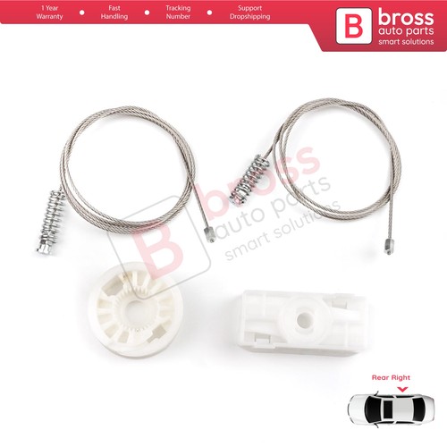 Fensterheber Set Hinten Rechts für Audi A4 S4 B6 B7 8H 2002-2009 2-Türer Cabrio - Bild 2 von 10