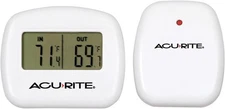 00782A2 Wireless Indoor/Outdoor Thermometer, Temperature,White, 0.4