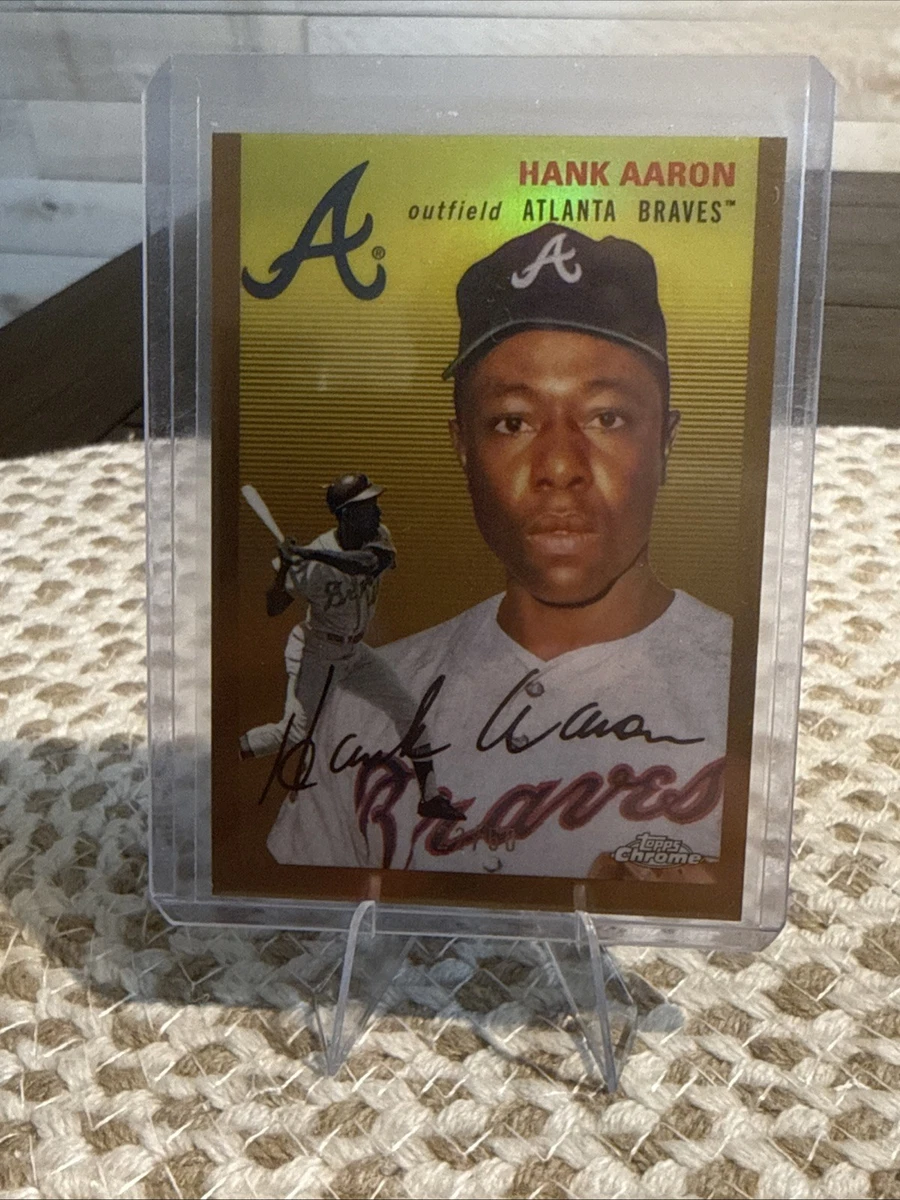 Topps Hank Aaron Baseball Serial Numbered Sports Trading Cards