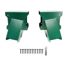 A-Frame End Swing Set Brackets - 2 Pcs Heavy Duty Carbon Steel Hardware with ...