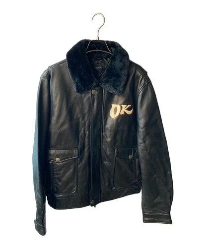 Liugoo Leathers Leather Jacket Men's Size XL Black - product listing photo