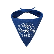 Happy Birthday Dog Bandana Pet Triangle Scarf Adjustable Comfortable Triangle...