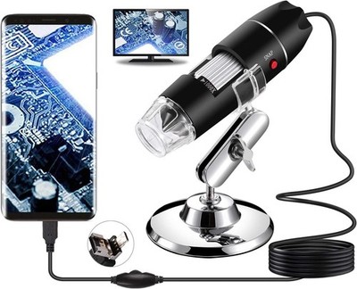 USB Microscope, Digital Handheld 40X-1000X Magnification Endoscope Mini Video...