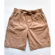 Boy's Hanna Andersson Khaki Pull On Shorts Size 120/6-7