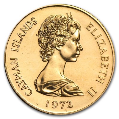 1972 Cayman Islands Gold $25 BU (25th Anniversary) | eBay