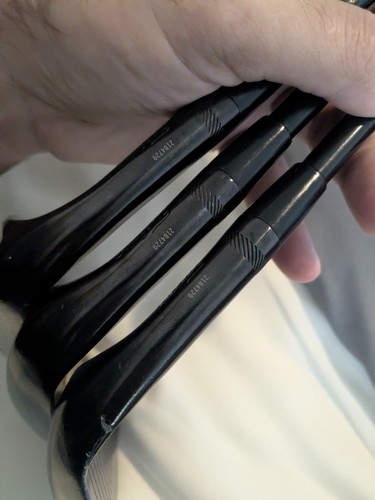 Nice Left Titleist SM9 jet black premium wedge set.52,56,60.vokey.raw - Picture 5 of 9