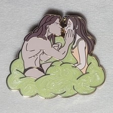 Tarzan and Jane Dream Duo Disney Fantasy Enamel Pin adriannaxfantasy LE 20 small