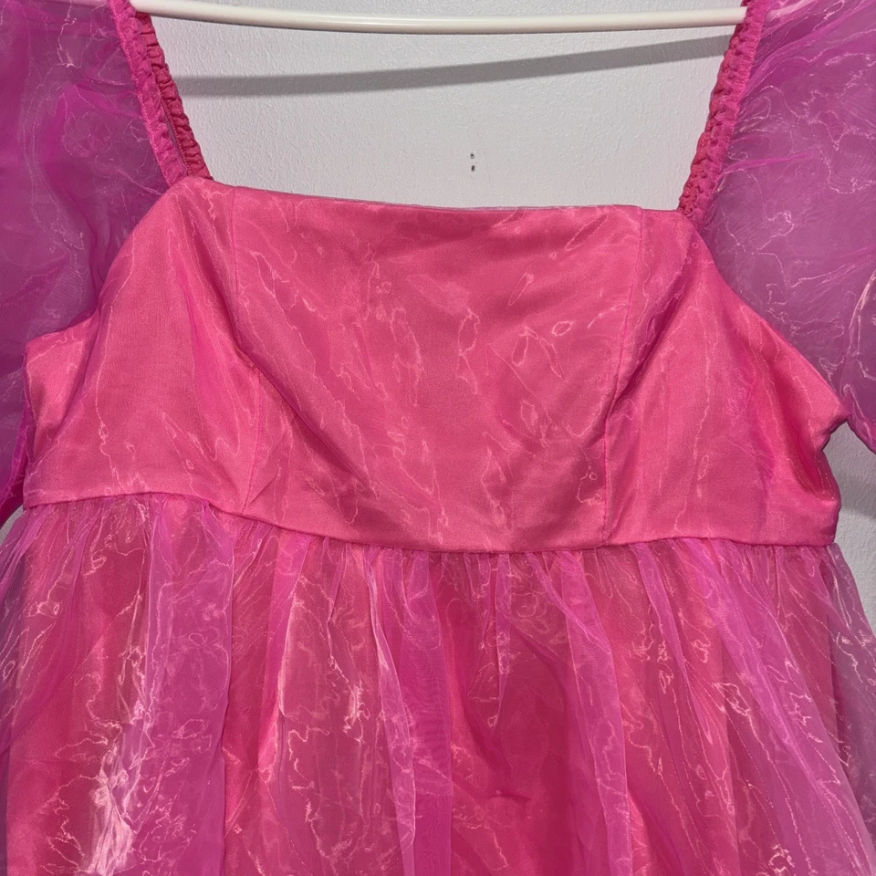 Judith March Pink Babydoll Mini Dress Womens Size M - Image 4 of 4