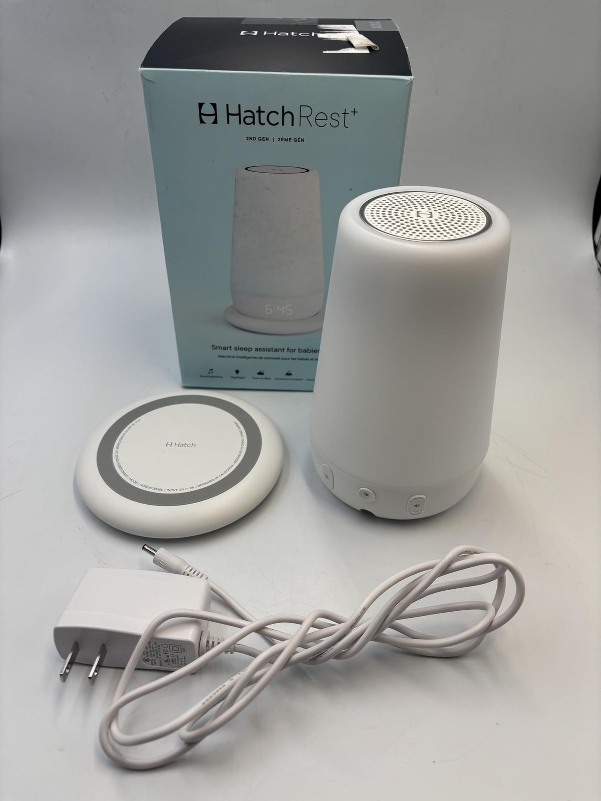 Hatch Rest+ Baby & Kids Sound Machine | 2nd Gen (with Charging Base)
