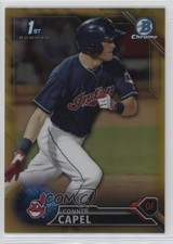 2016 Bowman Draft Chrome Picks Gold Refractor 34/50 Conner Capel #BDC-98 0w8s