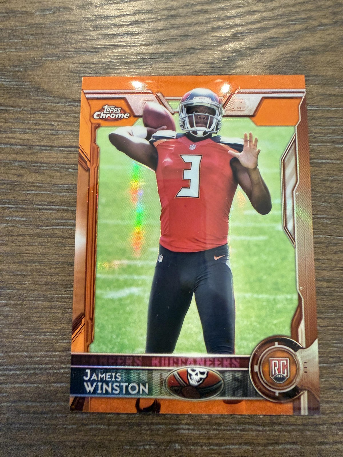 Jameis Winston Topps Chrome #200 Orange Refractor
