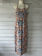 Free People Geometric Print Maxi Dress Size 6