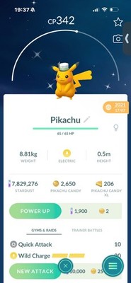 Pokemon Go Shiny Pikachu Mellotta ( Go Fest 2021 )
