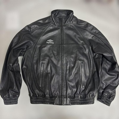Supreme x Umbro Leather Track Jacket M Near Mint Men's Fashion