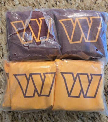 8 NFL Washington Commanders Cornhole 8 Bags(2) 4 Packs)