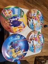 Set of 4 1993 Ronald McDonald Amusement Park  Plates