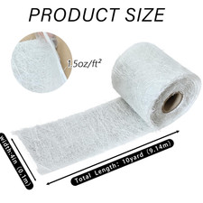 Fiberglass Chopped Strand Mat, 10 Yards X 4'' 1.5oz for Repairs Fiberglass ...