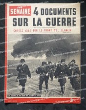 1942 Zeitschrift " DIE WOCHE " 4 DOKUMENTE ÜBER DEN KRIEG - SCHLACHT UM ÄGYPTEN