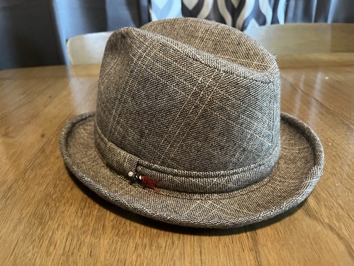 Vintage Men’s Fedora Hat JCPenney Size 7 1/4 Large Clean Casual - Picture 2 of 7