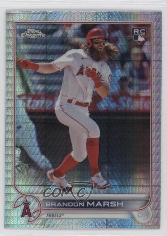 2022 Topps Chrome Sonic Prism Refractor Brandon Marsh #133 4z8