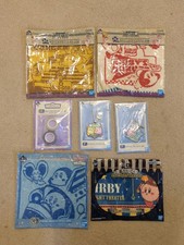 Kirby Bandai Ichiban Kuji Prize Set Hand Towels, Keychains, Tape Set Of 7 NEW
