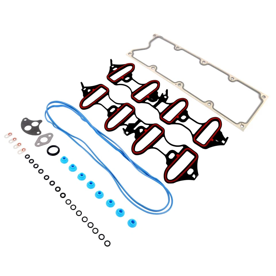 Комплект прокладок впускного коллектора для 99-09 GMC Savana Sierra Yukon Hummer H2 Saab 9-7x - Изображение 4 из 4