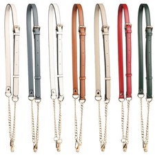 1.8cm Leather Chain Shoulder Crossbody Handbag Purse Handle Adjustable Bag Strap