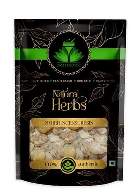 SAI HERBS Myrrh Incense Resin - Fresh - For Yoga and Meditation