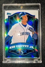 2017 KEN GRIFFEY JR Topps Chrome RETRO REFRACTOR #MBC-3 - Rare Holo SP MINT+