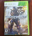 Transformers: Dark of the Moon Xbox 360 game with Manual
