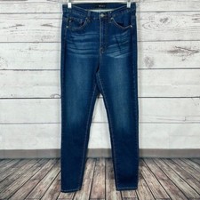Kancan Jeans Womens 28 Blue High Rise Skinny Stretch Casual Comfort Minimalist