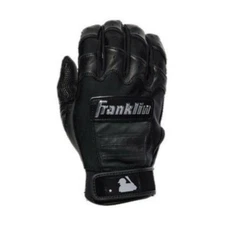 Franklin Black CFX Pro Full Color Chrome Series Batting Gloves Adult (Pair)