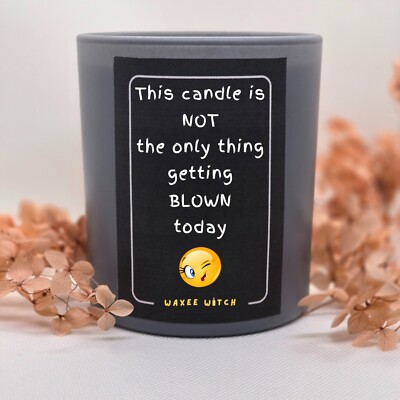 Freches Valentinstagsgeschenk für Sie oder Ihn, einzigartige unhöfliche freche Kerze Schlag BJ