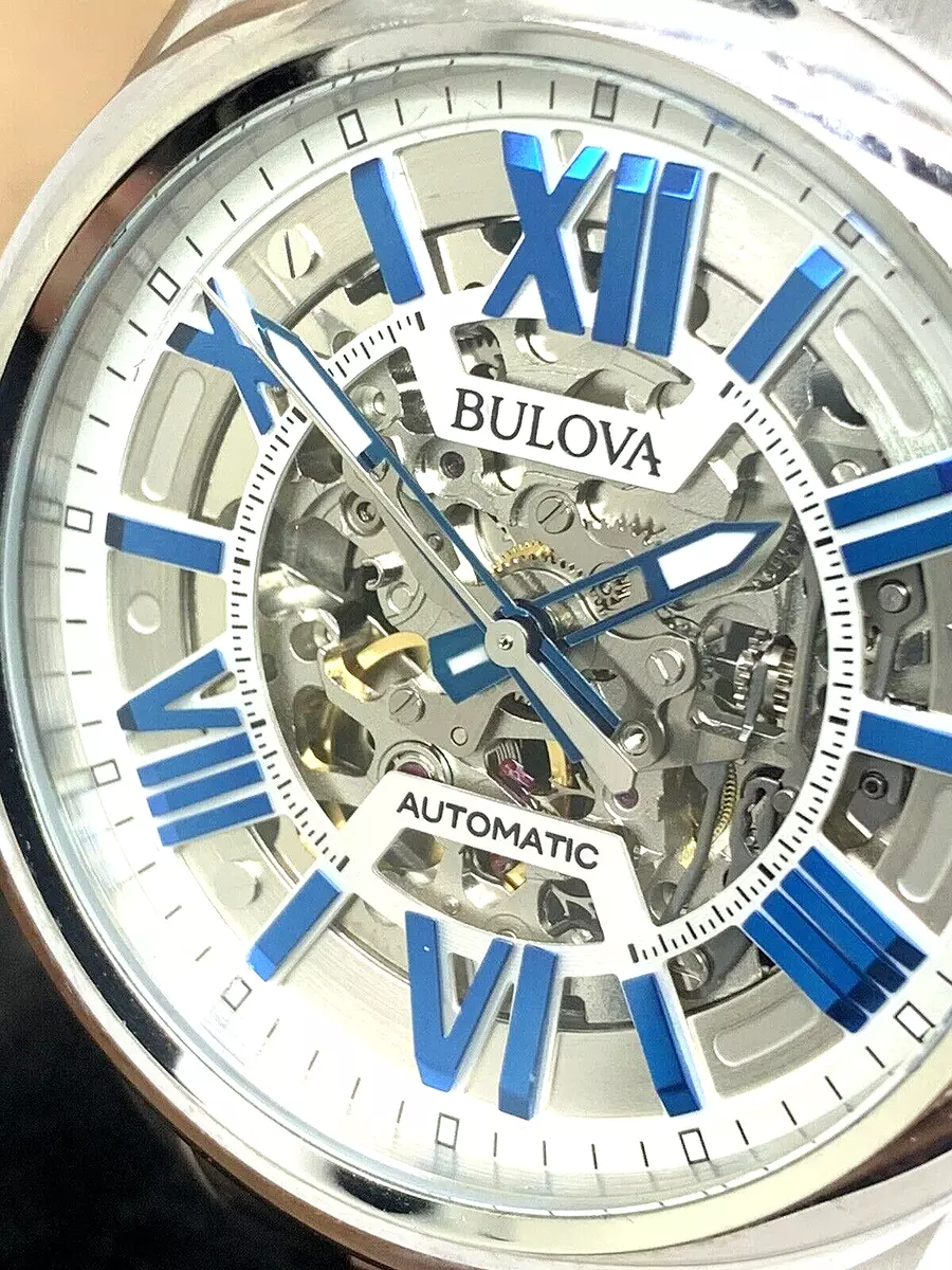 Bulova automatic 21 jewels skeleton hot sale