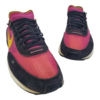 NIKE Shoes WAFFLE ONE Men Size 12 Black ACTIVE FUCSIA  display picture 1