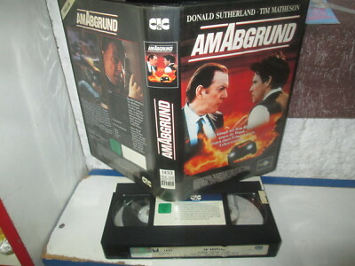 VHS - Am Abgrund - Donald Sutherland - Tim Matheson - CIC