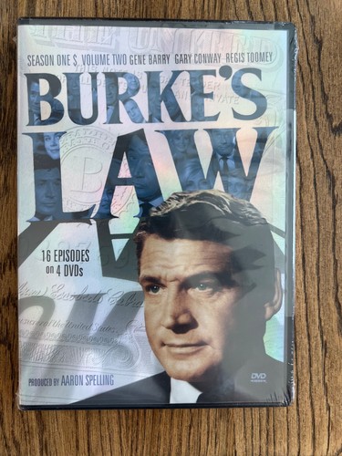 Burkes Law Season One Vol. Two 4-DVD Set 16 Episodes TV Show NEW Sealed