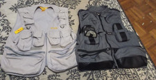 Lot of 2 Photographer / Camera Vests - Size L...