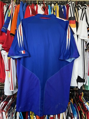 FRANCE 2004 2006 HOME FOOTBALL SHIRT SOCCER JERSEY ADIDAS