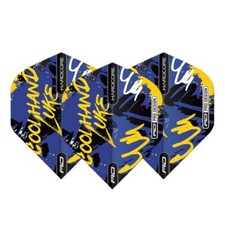 LUKE HUMPHRIES GRAFFITI BLEU ROUGE ROUGE DRAGON FORME STANDARD FLÉCHETTES VOLS