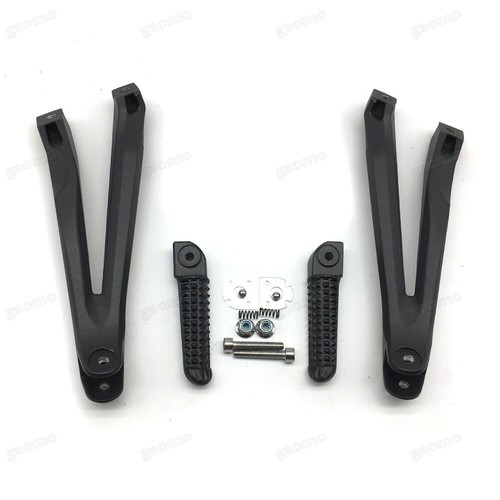 Soporte de clavijas para pie de pasajero trasero negro Yamaha YZF-R1 apto para 2004-2008 - Imagen 2 de 6