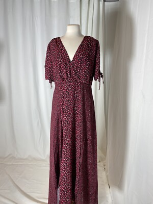 French Connection Aubine Maxi Dress, Size- 10, Color- Mimosa Print