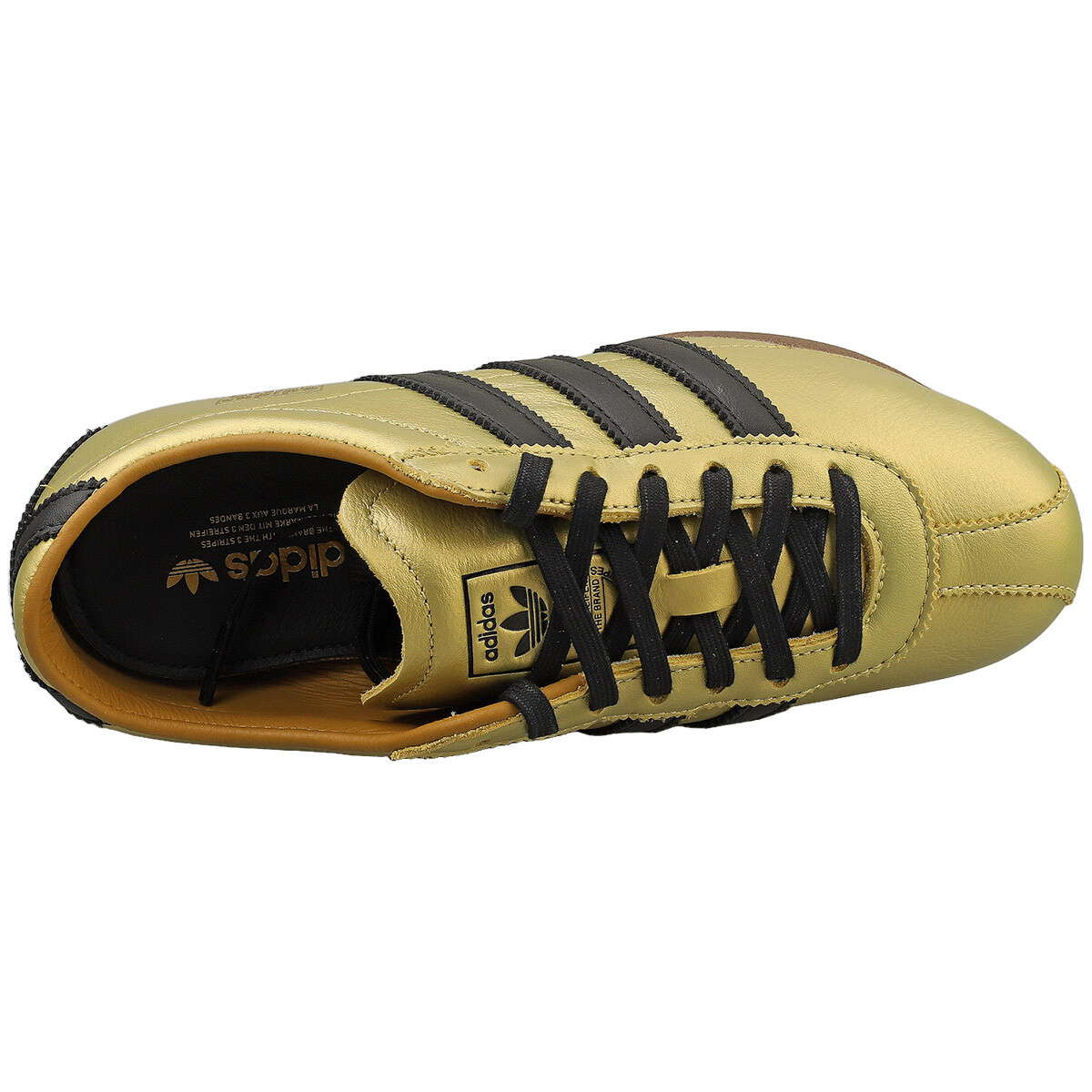 国内配送 adidas TOKYO DECON W GOLD LLIC/C.BLACK/P.BRONZE adidas Tokyo Decon Womens Fashion Sneakers in Gold Black - 8
