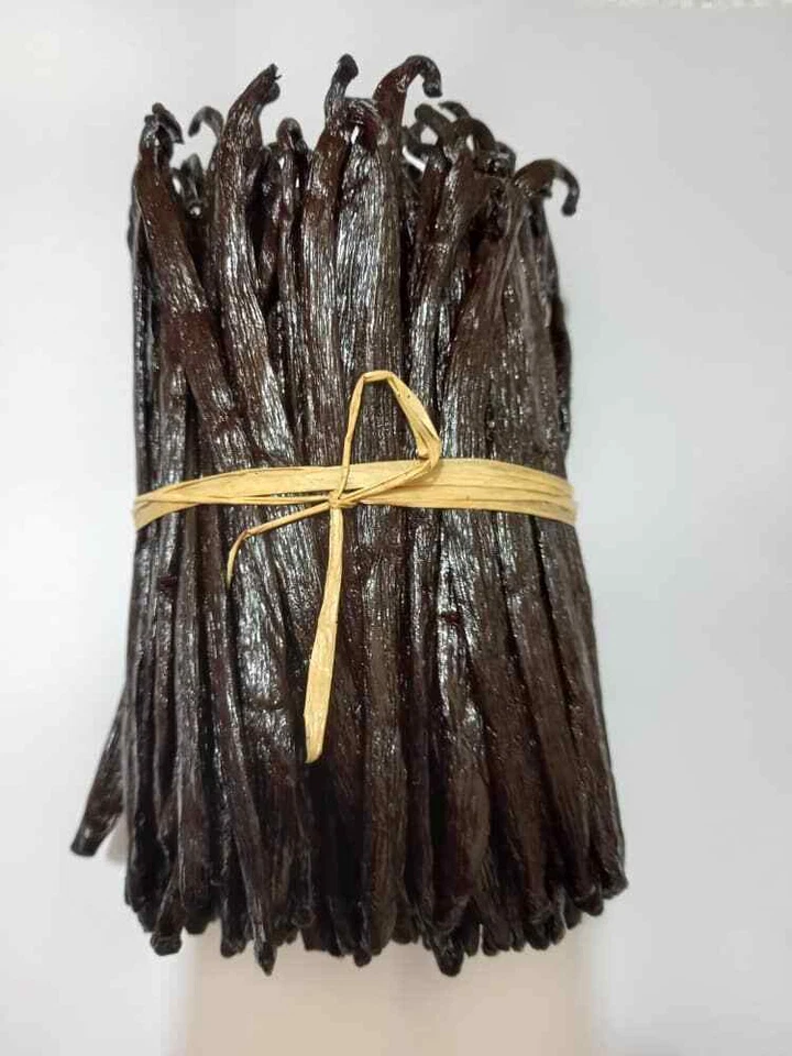 Frijoles de vainilla frescos, frijoles de vainilla a granel grado A, 6-8 pulgadas, envío gratuito Foto 4 de 4