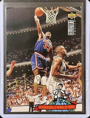 Patrick Ewing - 1994 Upper Deck Collector's Choice - Gold Signature DE/EN #405