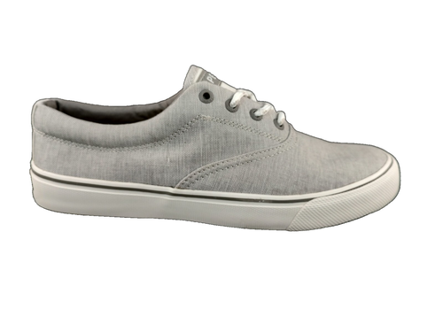 Sperry Seacycled SC Striper Chambray grau STS25673 flache Turnschuhe Größe 8,5 W - Bild 2 von 16