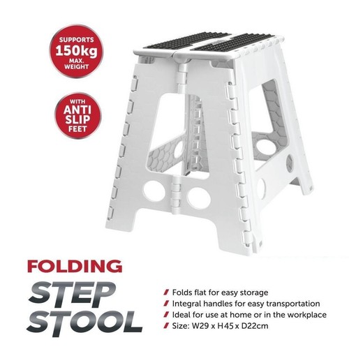 29,32,37 &45cm Folding Step Stool Strong AntiSlip Grip Kid Home Kitchen Bathroom - Picture 23 of 30